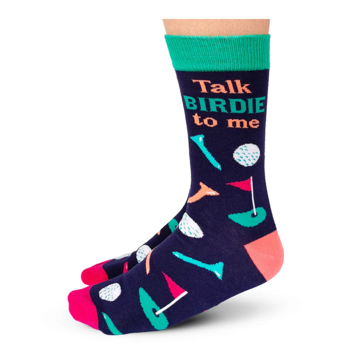 Chaussettes en coton « Talk Birdie to Me » par Uptown Sox 
