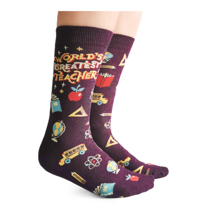 Chaussettes en coton « Teacher's Pet » par Uptown Sox 