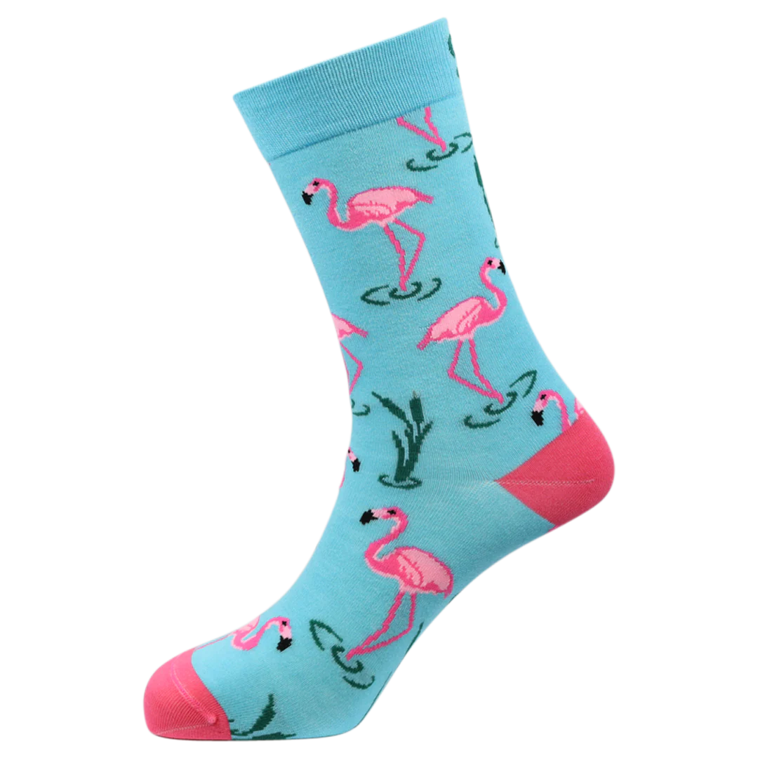 "Tropiocal Wader" Bamboo Crew Socks by Sexy Socks
