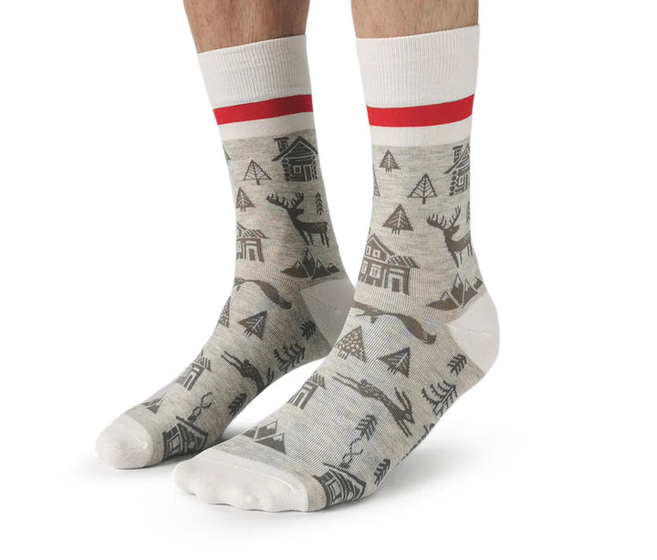Chaussettes en coton « Winter Wonderland » par Uptown Sox 