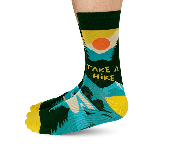 Chaussettes en coton « Racoon Bandit » par Uptown Sox - Taille L 