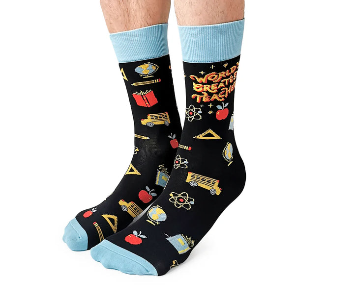 Chaussettes en coton « Teacher's Pet » par Uptown Sox 
