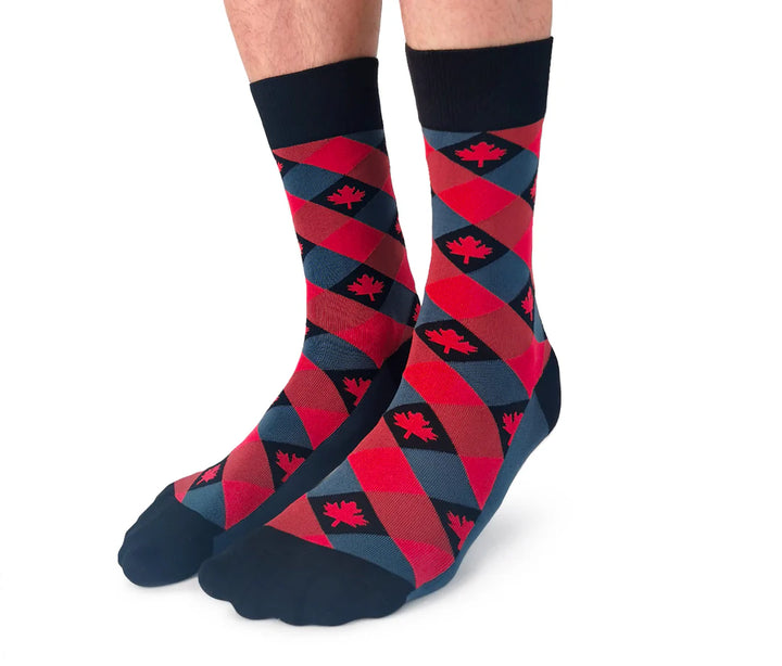 Chaussettes mi-mollet en coton « Patriot Love » par Uptown Sox - Grande