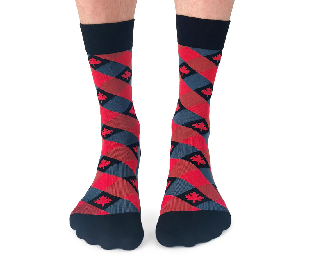 Chaussettes mi-mollet en coton « Patriot Love » par Uptown Sox - Grande