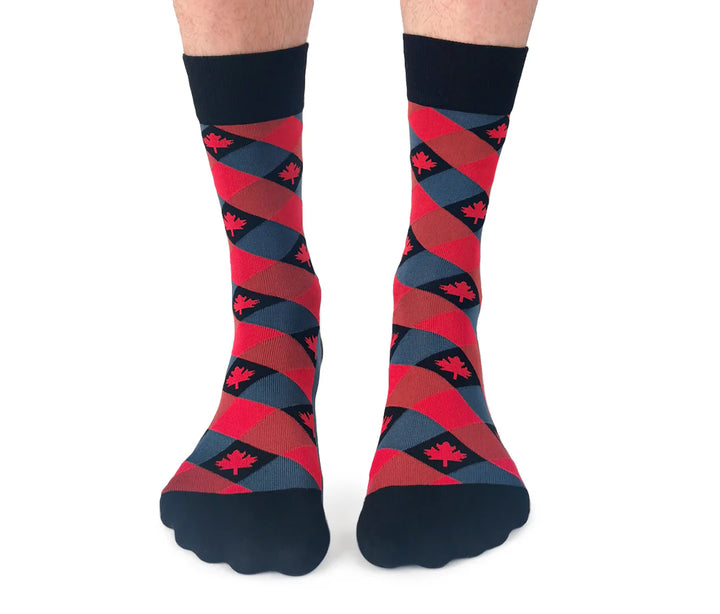 Chaussettes mi-mollet en coton « Patriot Love » par Uptown Sox - Grande