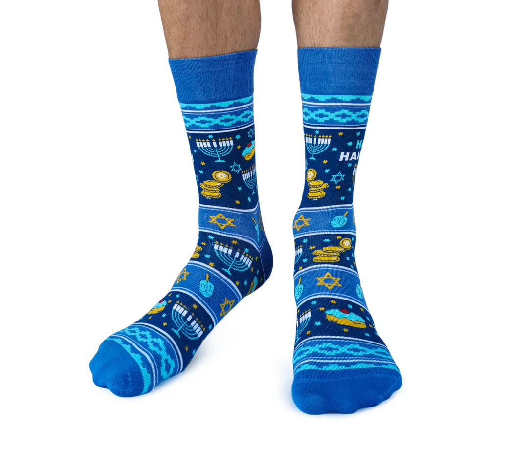 Chaussettes en coton « Sir Bacon » par Uptown Sox - Grande