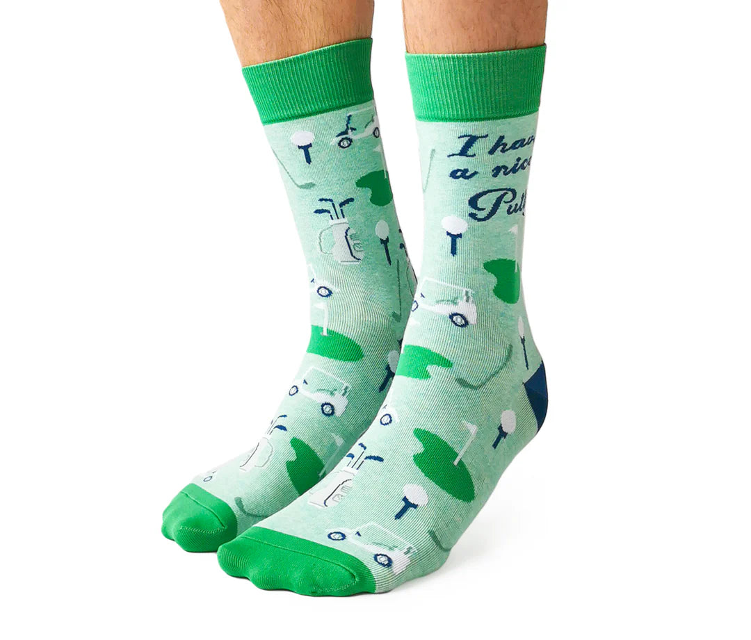 Chaussettes en coton « Nice Putt » par Uptown Sox 
