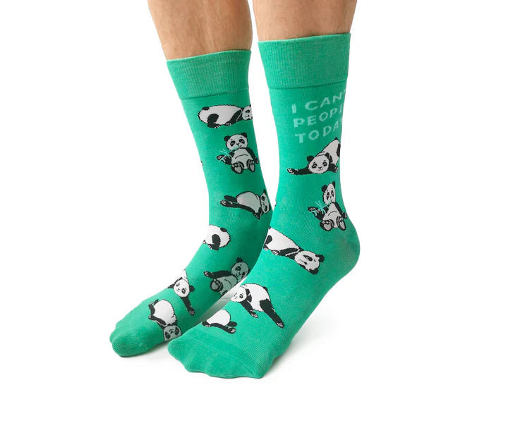 Chaussettes en coton « Passive Panda » par Uptown Sox