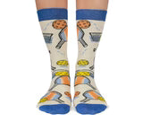 Chaussettes en coton « In a Pickle » par Uptown Sox