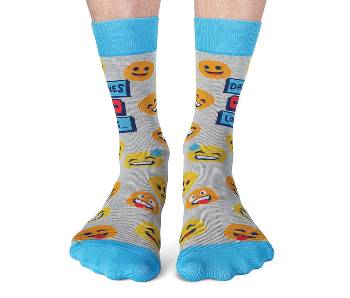 Chaussettes mi-mollet « Super Dad » par Uptown Sox - Grande