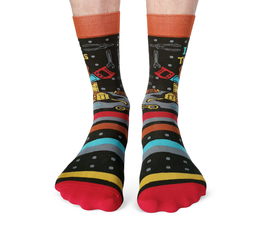 Chaussettes en coton « Grand-père préféré » par Uptown Sox - Grande 