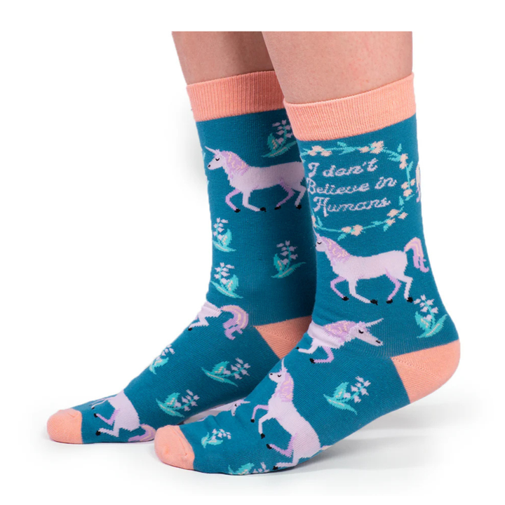 Chaussettes en coton « Unicorn Utopia » par Uptown Sox - Medium 