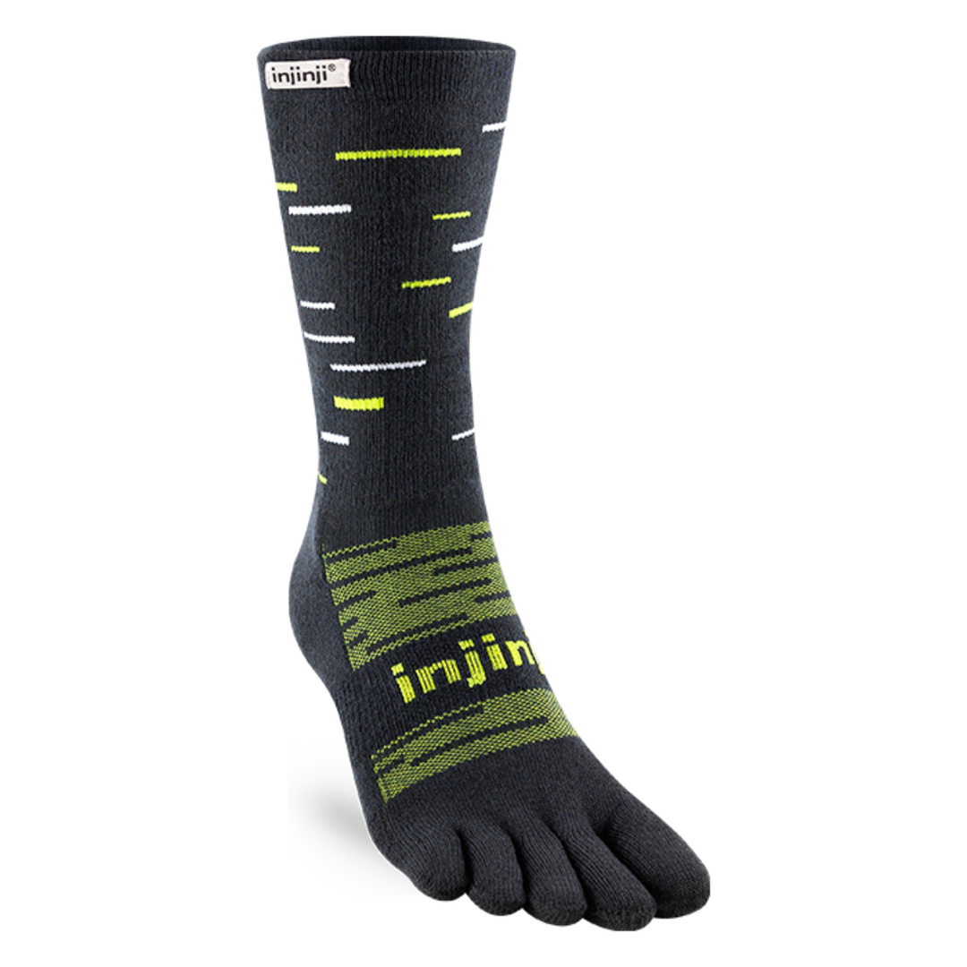 Chaussettes de course mi-lourdes Trail Crew par Injinji