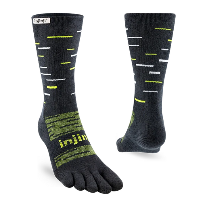 Chaussettes de course mi-lourdes Trail Crew par Injinji
