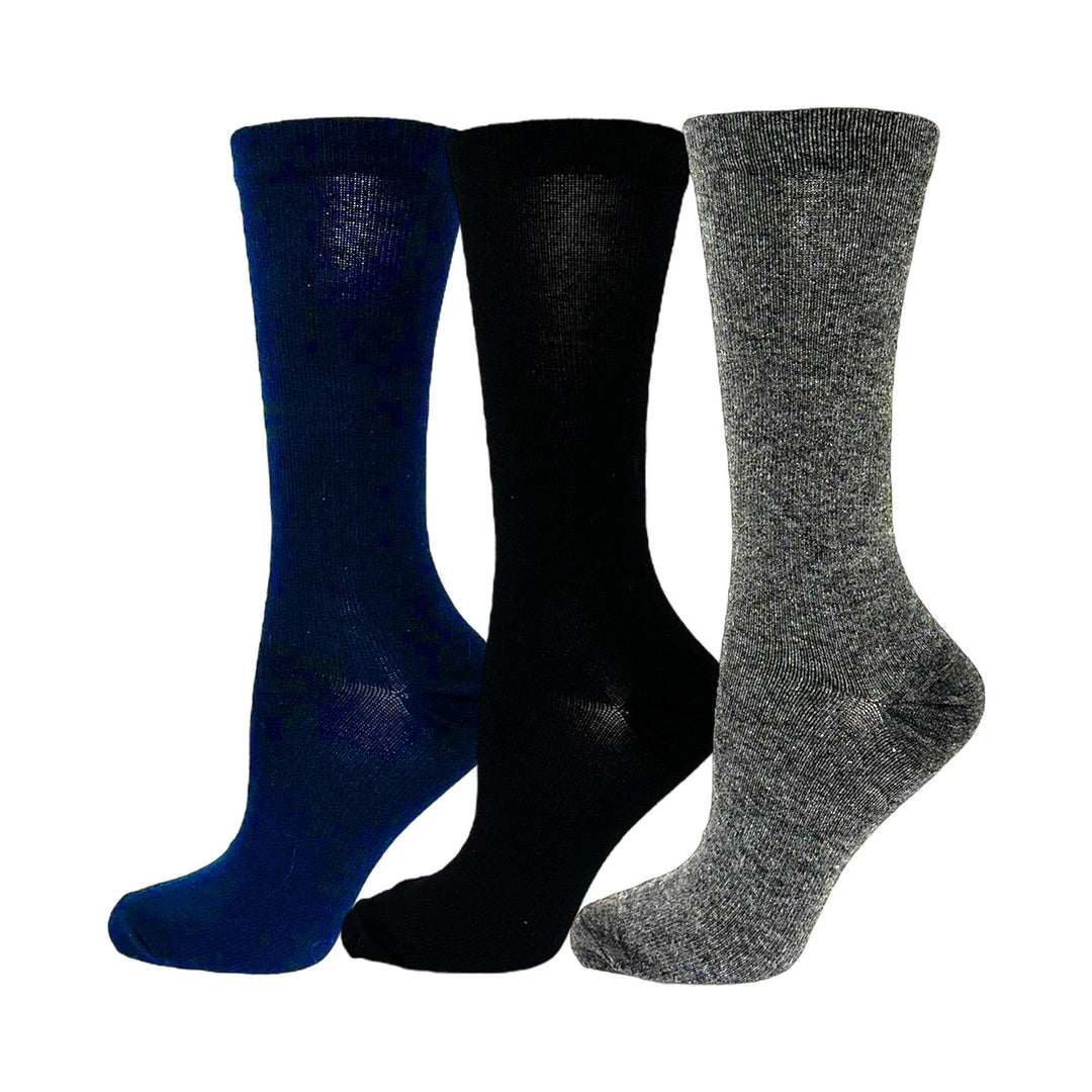 Chaussettes diabétiques en bambou « Diamond Block » de Wellness - Grande