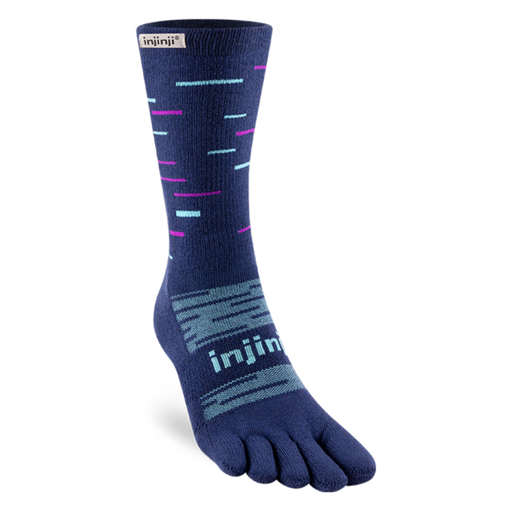 Chaussettes de course mi-lourdes Trail Crew par Injinji