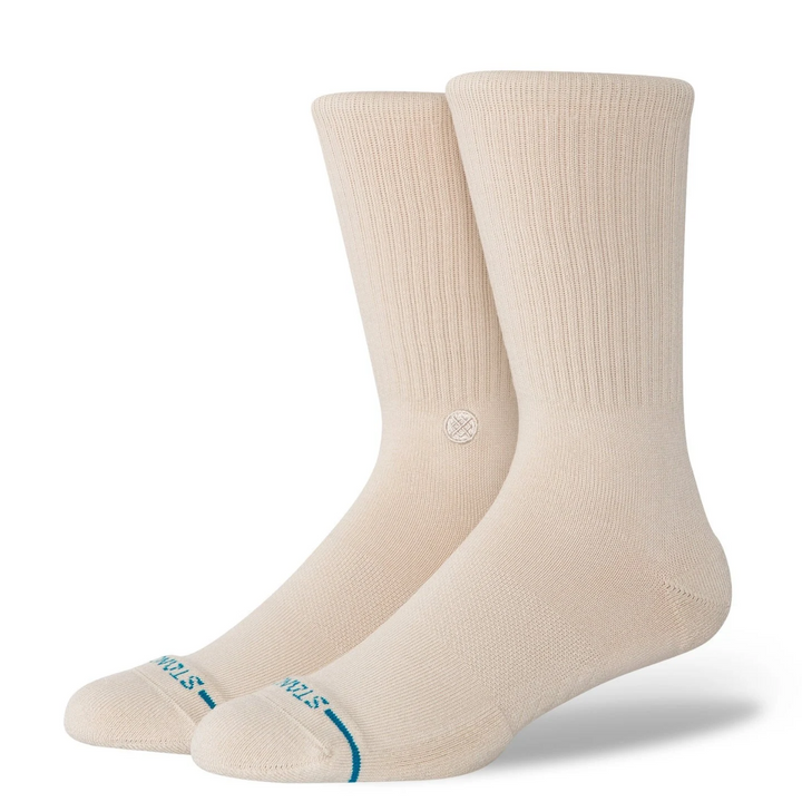 "Icon" Combed Cotton Crew Socks by Stance