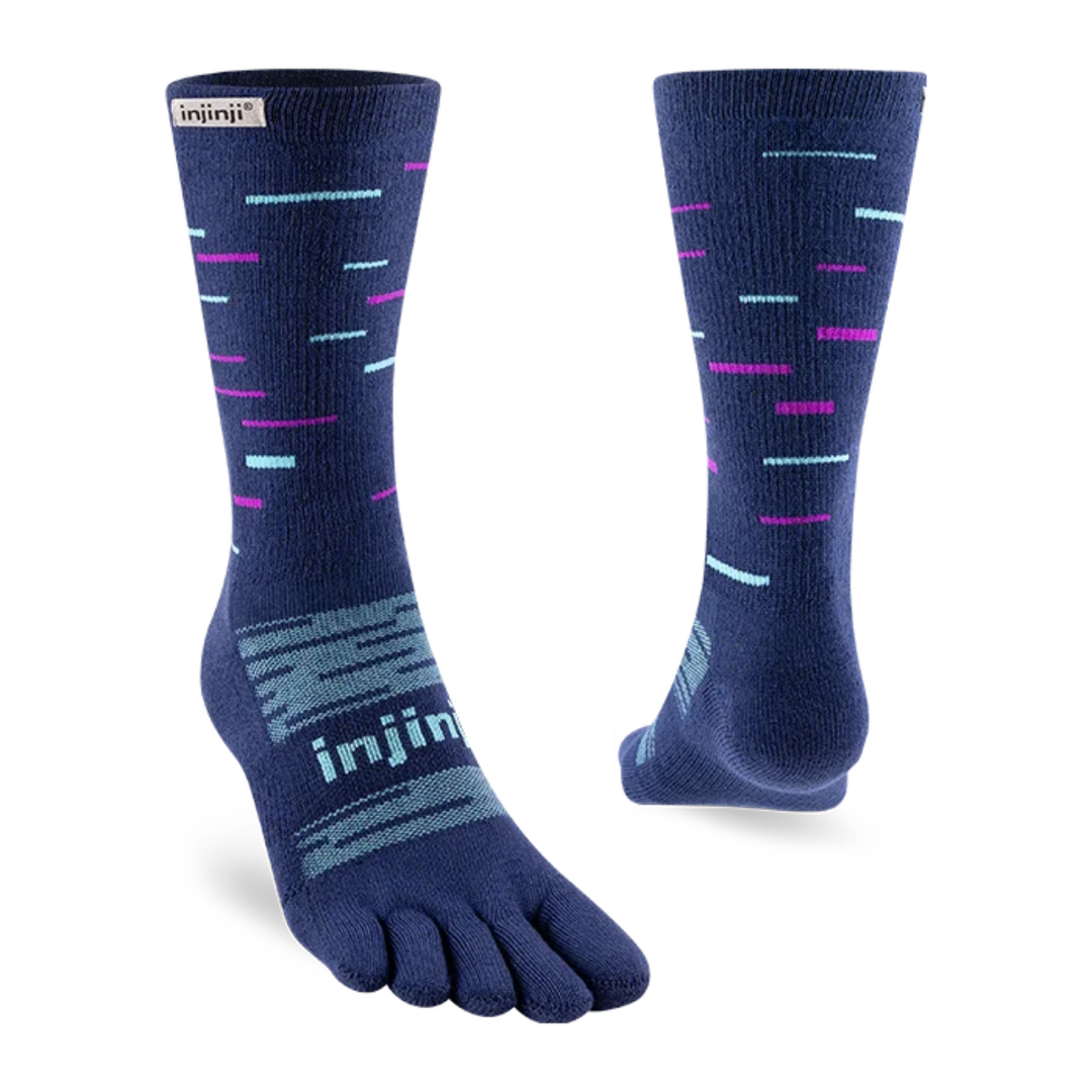 Chaussettes de course mi-lourdes Trail Crew par Injinji