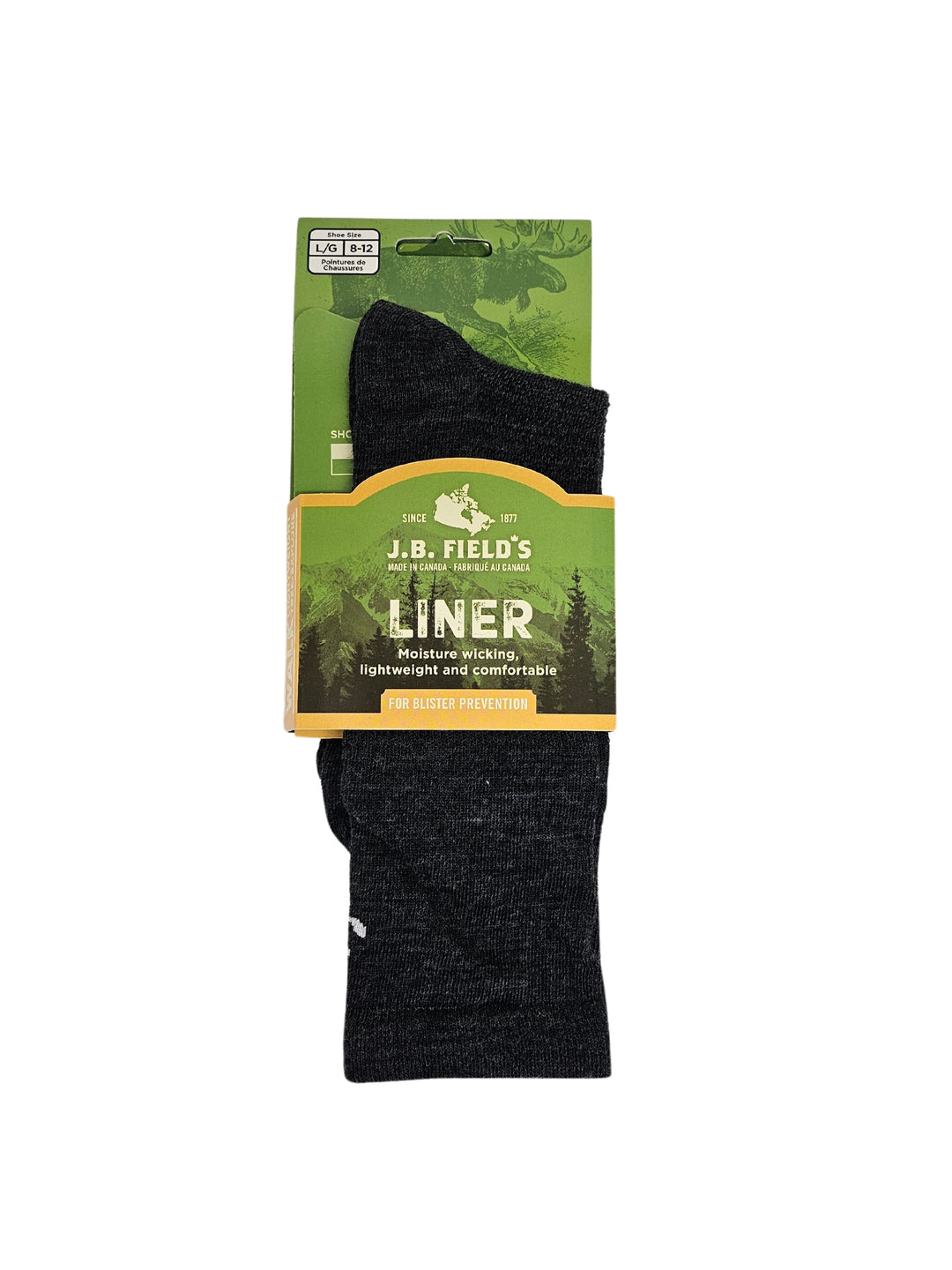 J.B. Field's Ultra Light-weight Merino Wool Boot Liner Socks