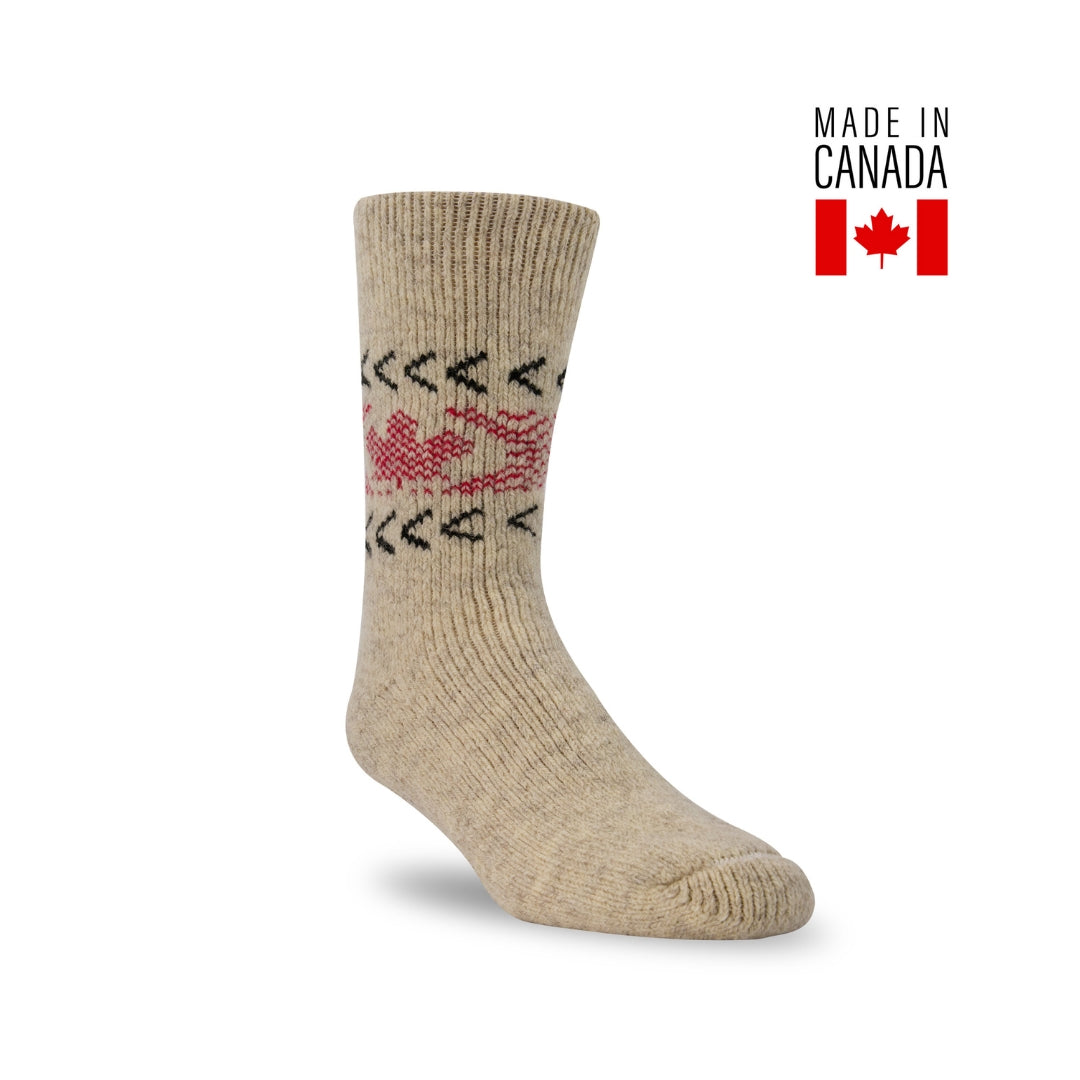 J.B. Field's Men's Icelandic "40 Below True North" Wool Thermal Winter Sock