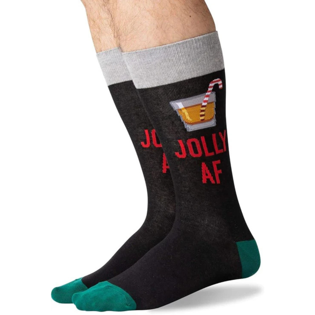 Chaussettes en coton « Jolly AF » par Hot Sox - Taille L