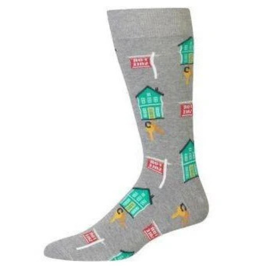Chaussettes en coton « Realtor » par Hot Sox 