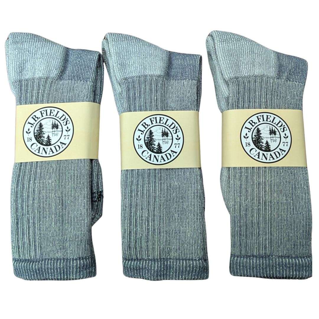 3 PAIR - J.B. Field's "Hiker GX" Merino Wool Hiking Sock (SLIGHTLY IMPERFECT) - NEUTRAL