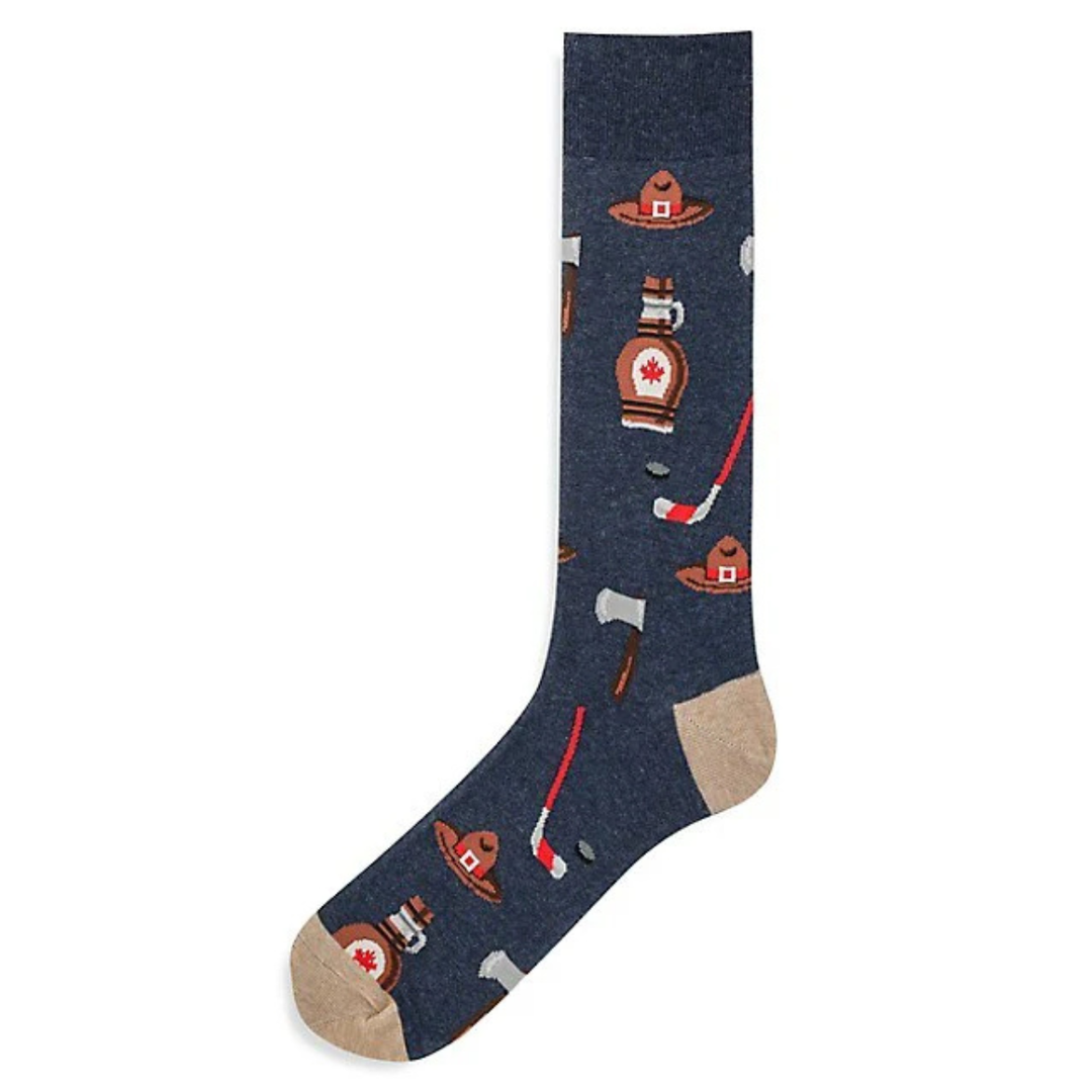 Chaussettes en coton « Canada » par Hot Sox 