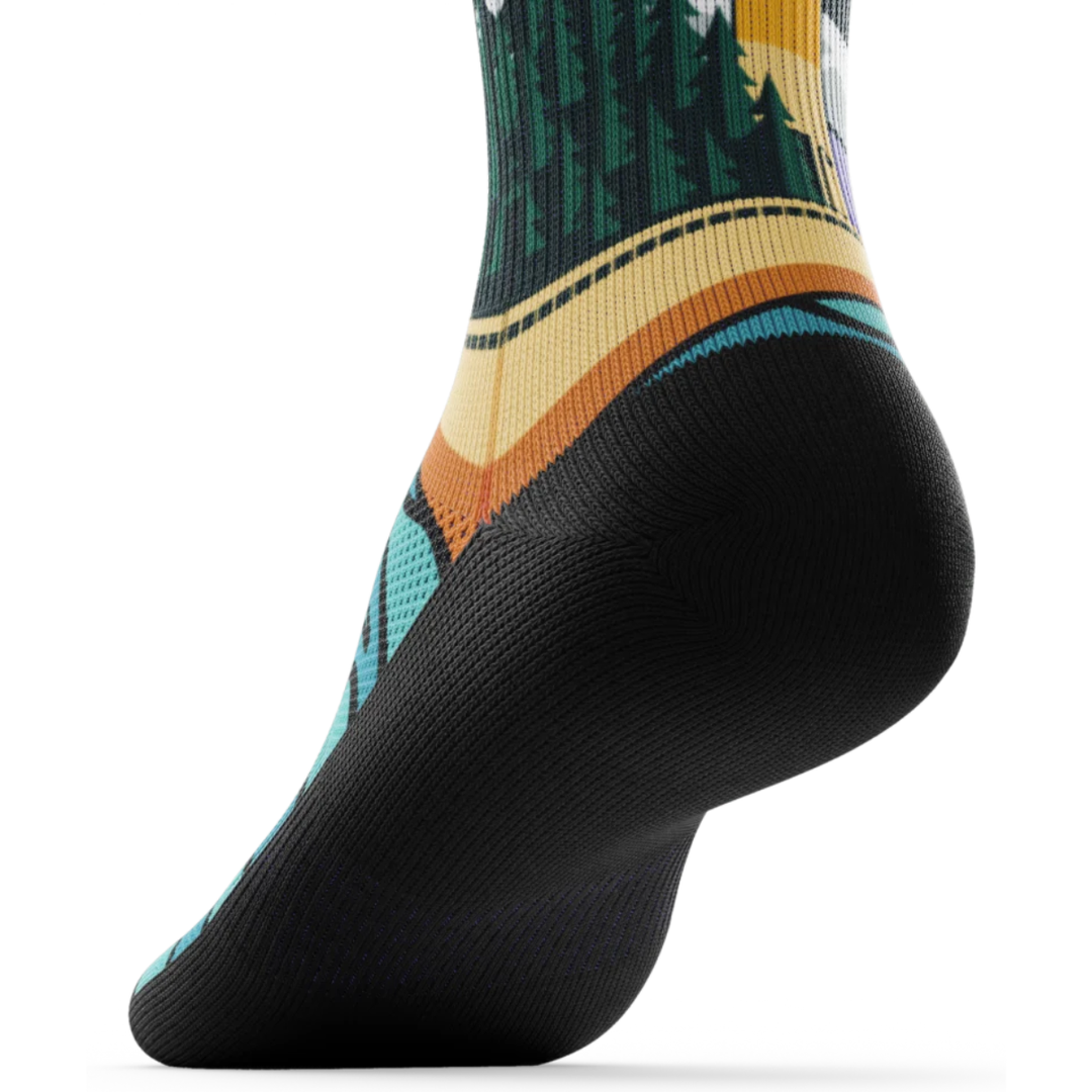 "Montreal" Performance Crew Running Socks by Outway
