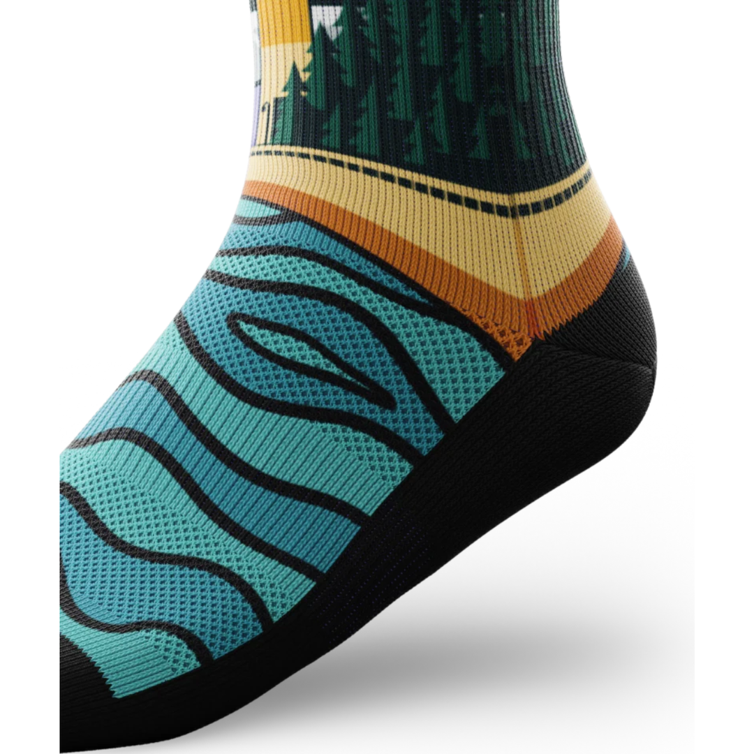 "Montreal" Performance Crew Running Socks by Outway