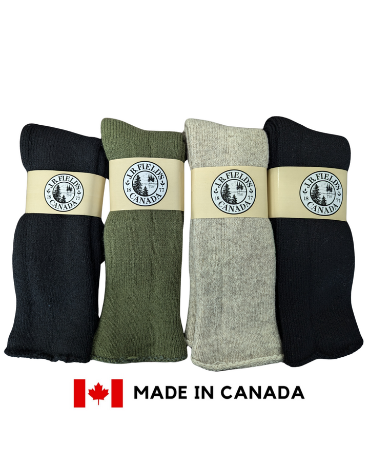 2 PAIRES - Chaussettes thermiques en laine « Arctic Trail » Icelandic -40 de JB Field (LÉGÈREMENT IMPARFAITES)