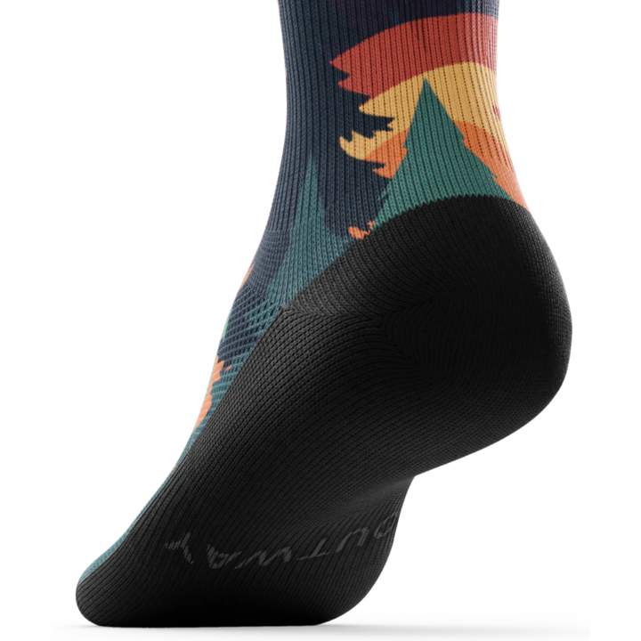 "Meandering" Knee High Compression Socks by Outway