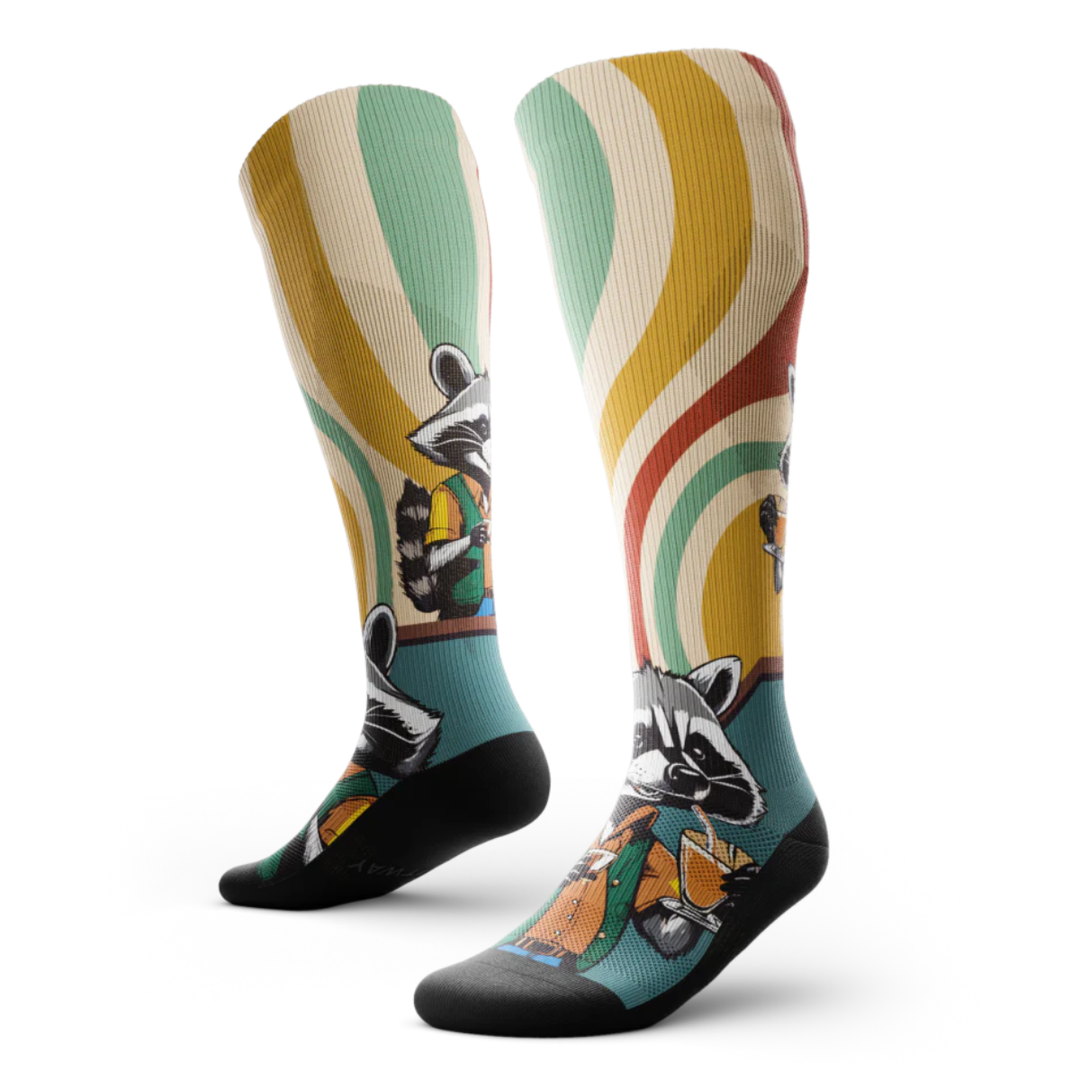 "Racuccino" Knee High Compression Socks by Outway