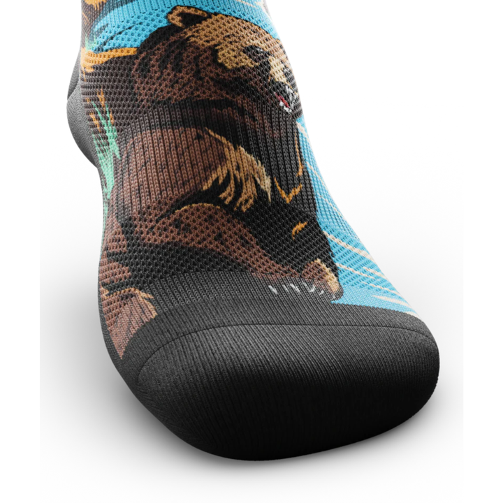 "Grizzly Bear" Performance Crew Running Socks by Outway