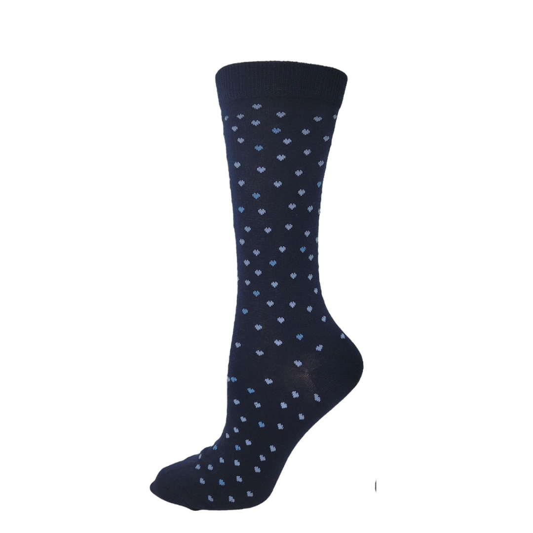 Chaussettes pour diabétiques « Argyle » en coton de Wellness - Grande