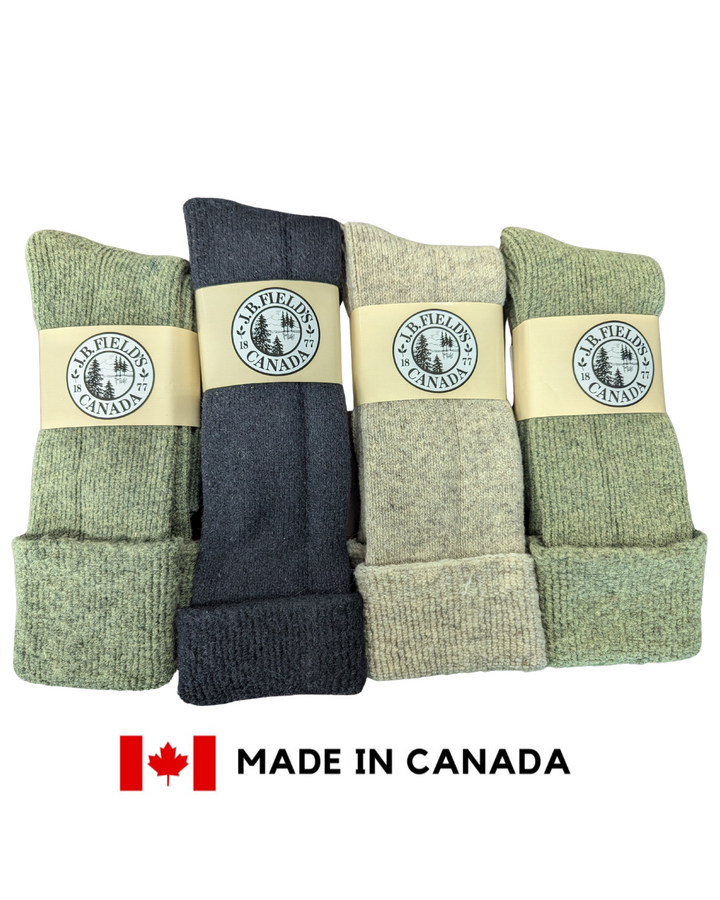 2 PAIRES - Chaussettes thermiques en laine « Arctic Trail » Icelandic -40 de JB Field (LÉGÈREMENT IMPARFAITES)