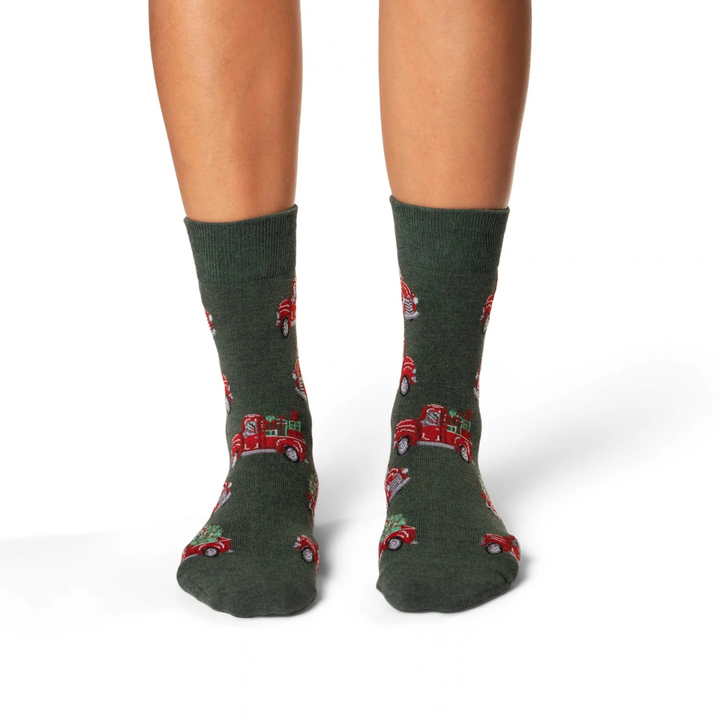 Chaussettes en coton « Arbres de Noël » par Good Luck Sock