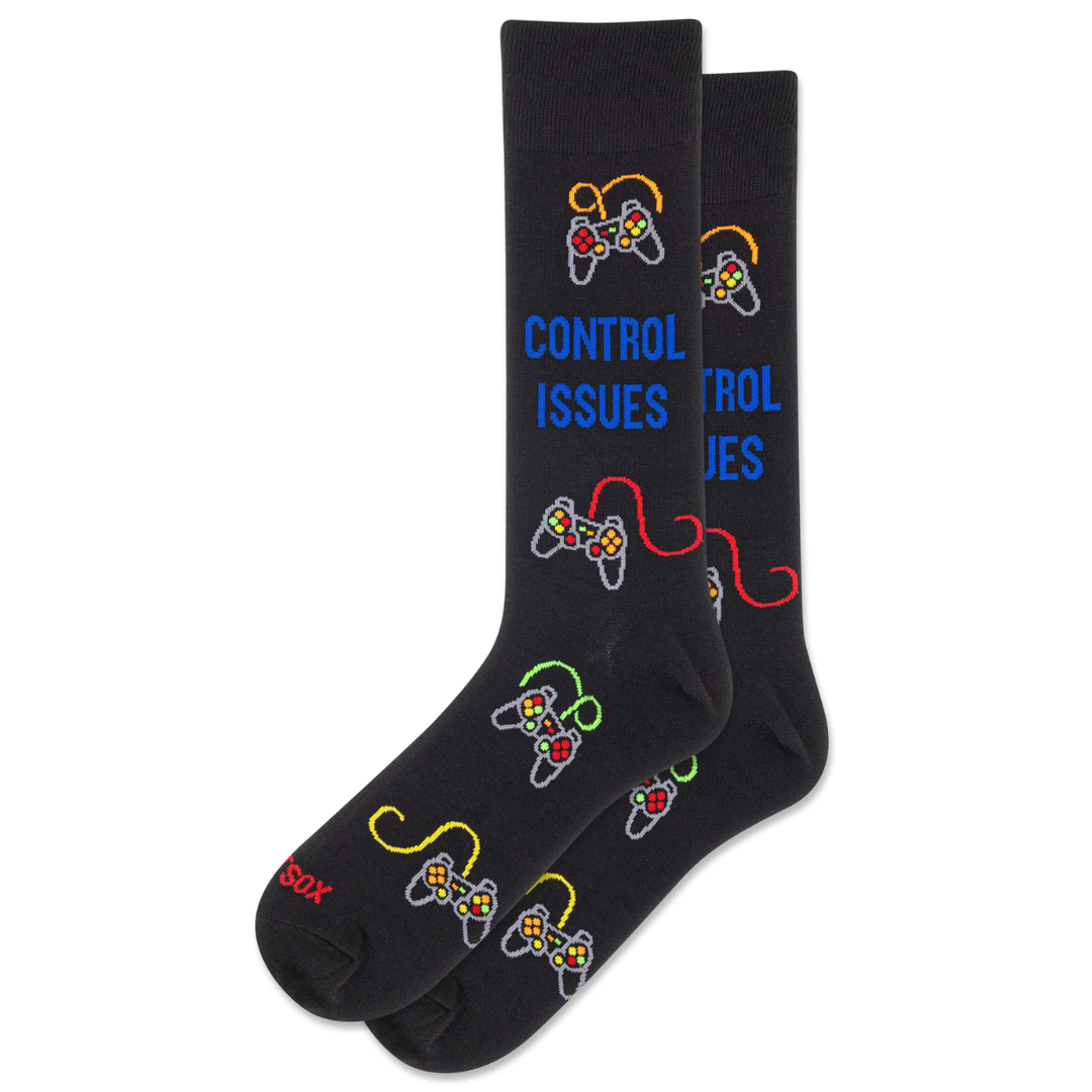 Chaussettes mi-mollet en coton « Golf Balls » Hot Sox - Taille L 