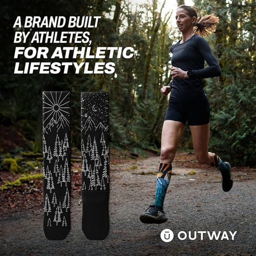 "Day 'N Night" Knee High Compression Socks by Outway
