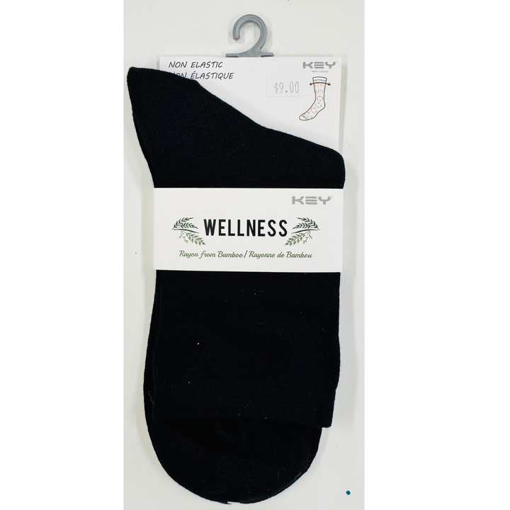 Bamboo Dress Diabetic Socks by Wellness - Medium