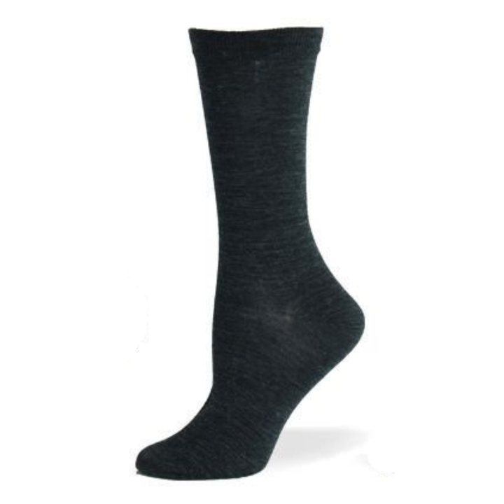 Chaussettes unies en laine mérinos Point Zero 