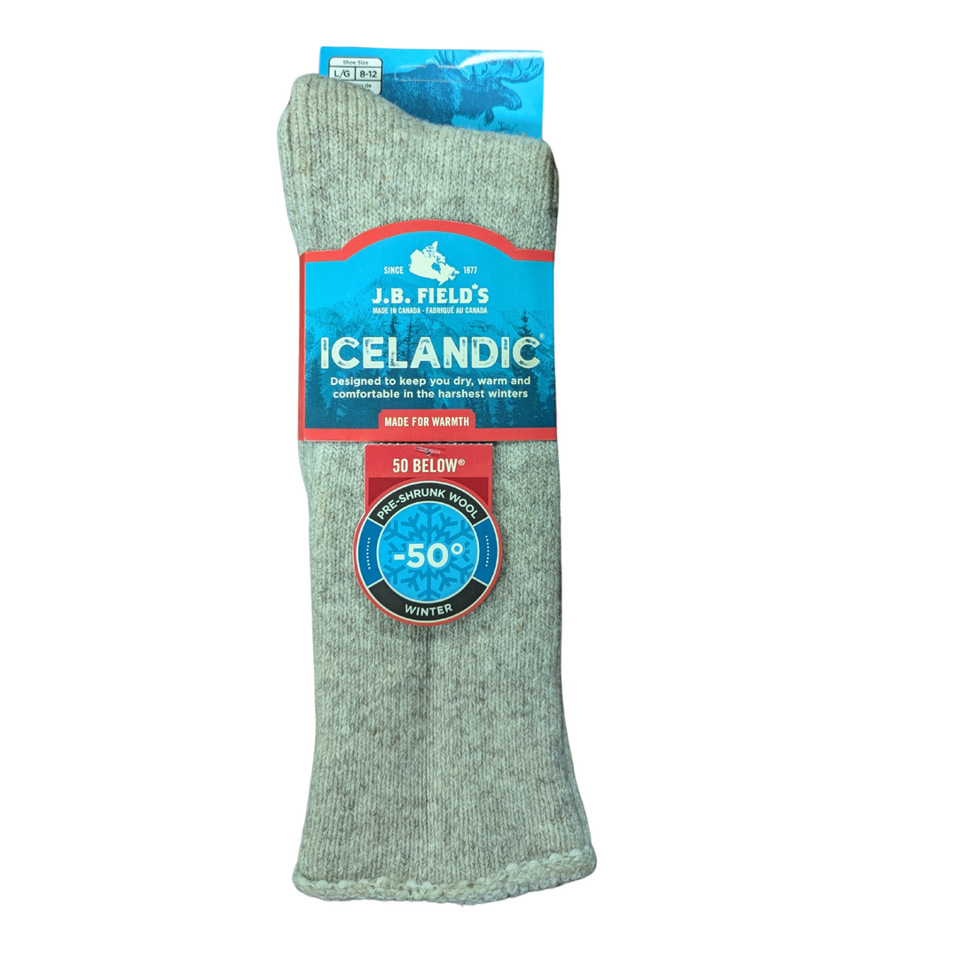 J.B. Field's Men's Icelandic "50 Below Ice" Wool Thermal Sock