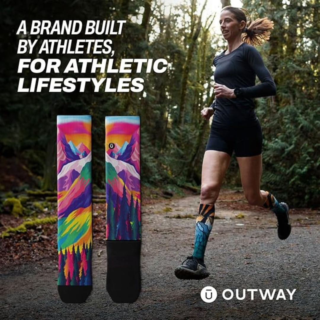 "Nature Trip" Knee High Compression Socks by Outway