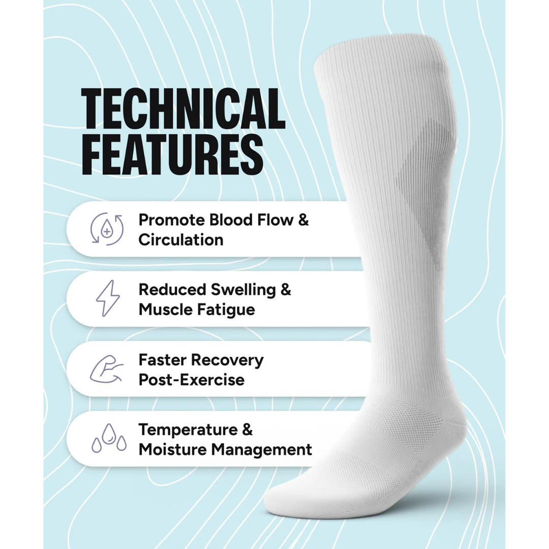 Chaussettes de course Performance Crew « Positive Thoughts » par Outway 