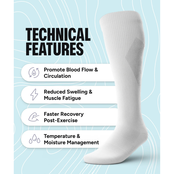 "Racuccino" Knee High Compression Socks by Outway