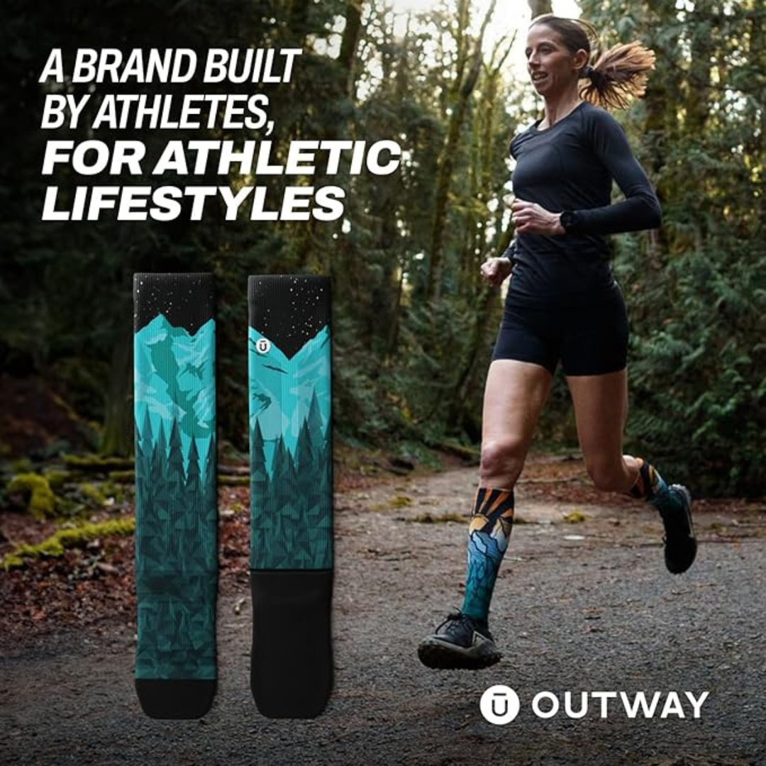 "Take a hike" Knee High Compression Socks by Outway