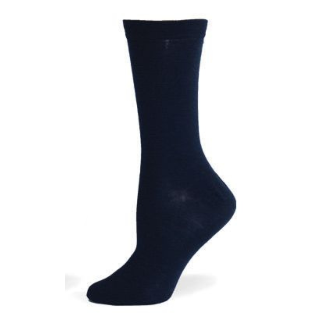 Chaussettes unies en laine mérinos Point Zero 