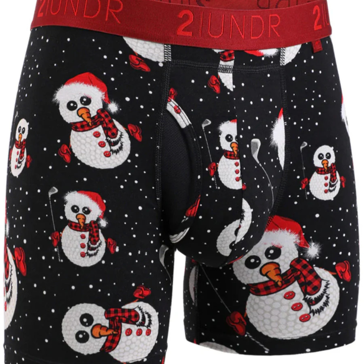 "Black Frost" Day Shift 6" Boxer Brief by 2UNDR (CLEARANCE)