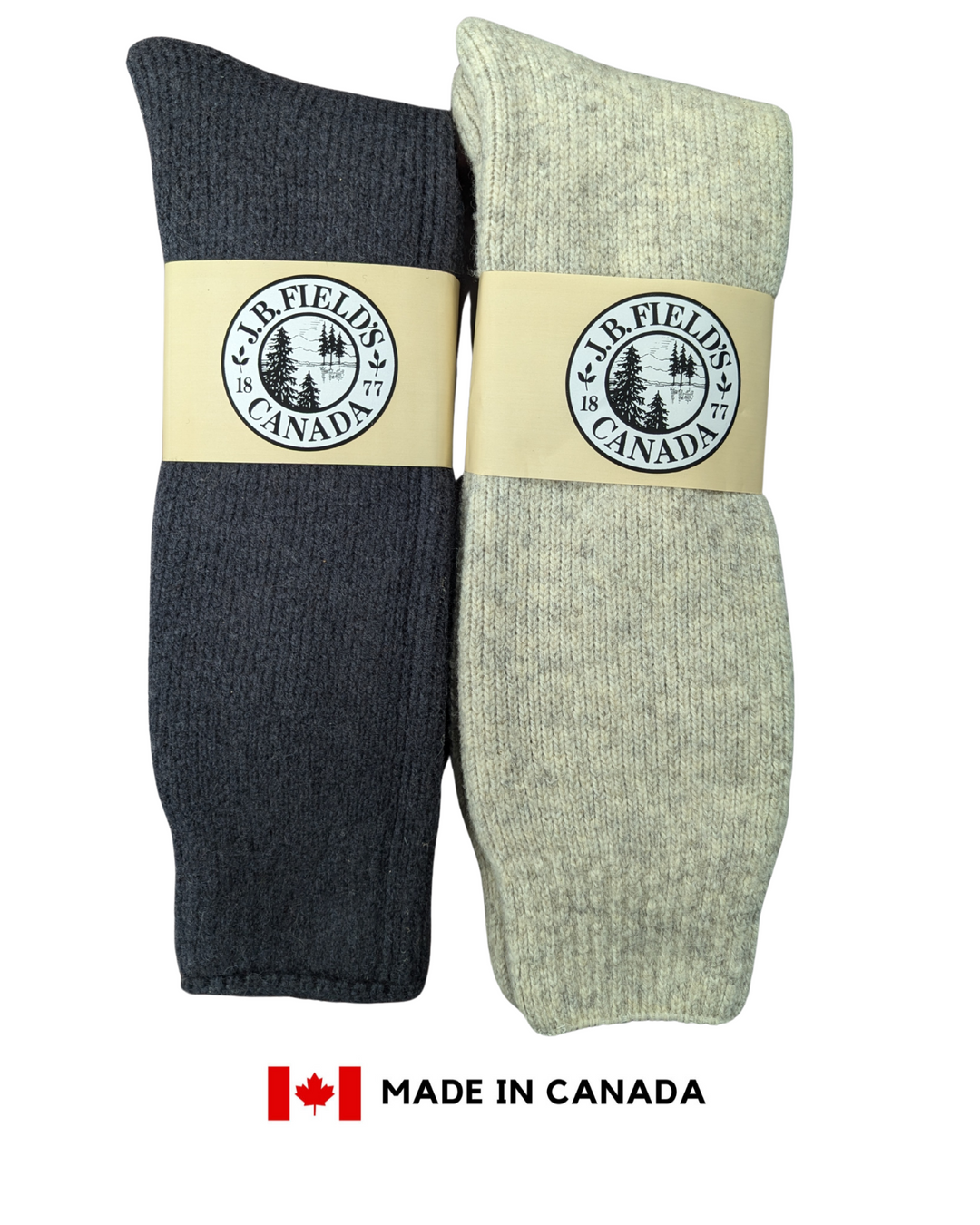 2 PAIR - J.B. Field's Icelandic -40 Below "Arctic Trail" Wool Thermal Sock (SLIGHTLY IMPERFECT)