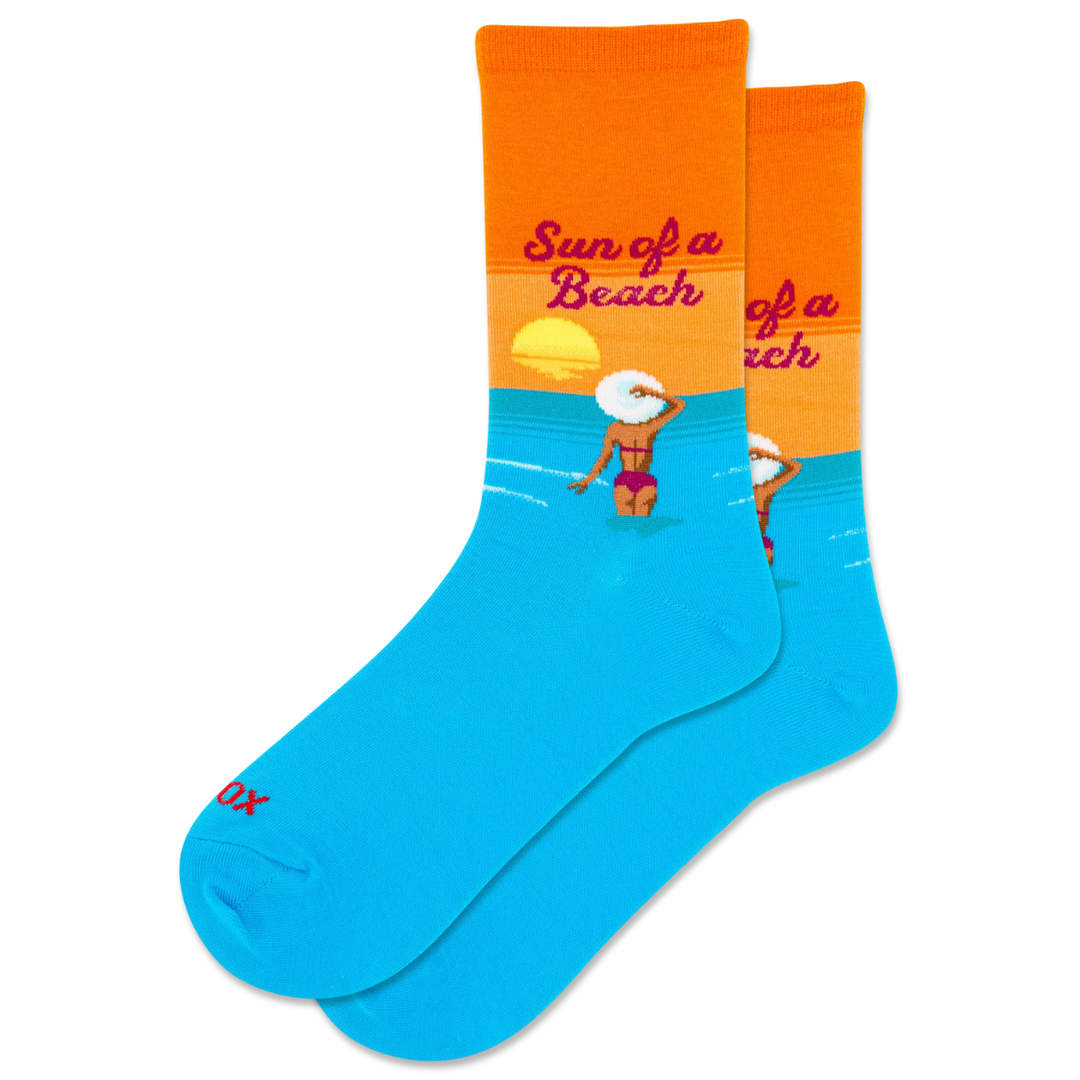 Chaussettes mi-mollet en coton « Golf Balls » Hot Sox - Taille L 